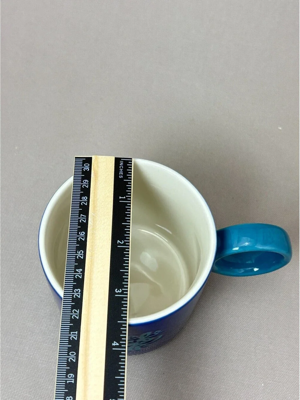 Tabitha Brown Target Take Care of Yourself Coffee Mug Blue Stoneware Round Handl
